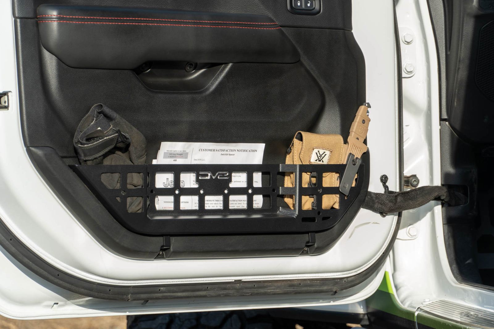 2018-2025 Jeep Wrangler JL & Gladiator JT Electric Seat Front Door Molle Pockets