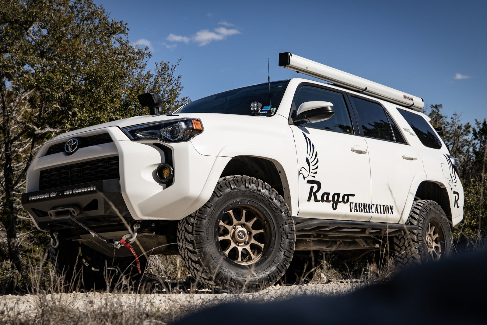 2010-2023 5th Gen Toyota 4Runner Low Profile Ditch Light Brackets