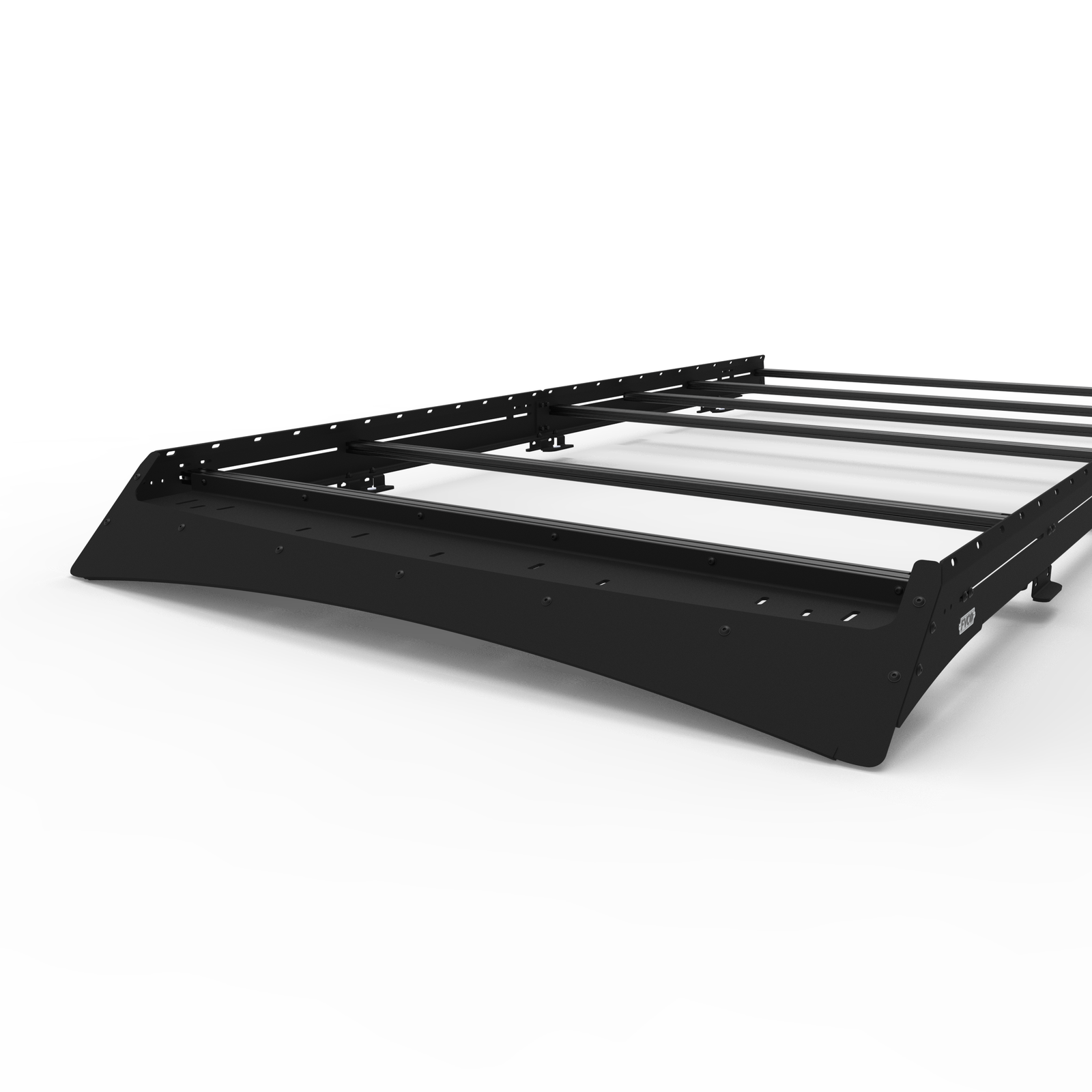 Transit 130" Mid Roof Low Pro Roof Rack With Light Bar Fairing