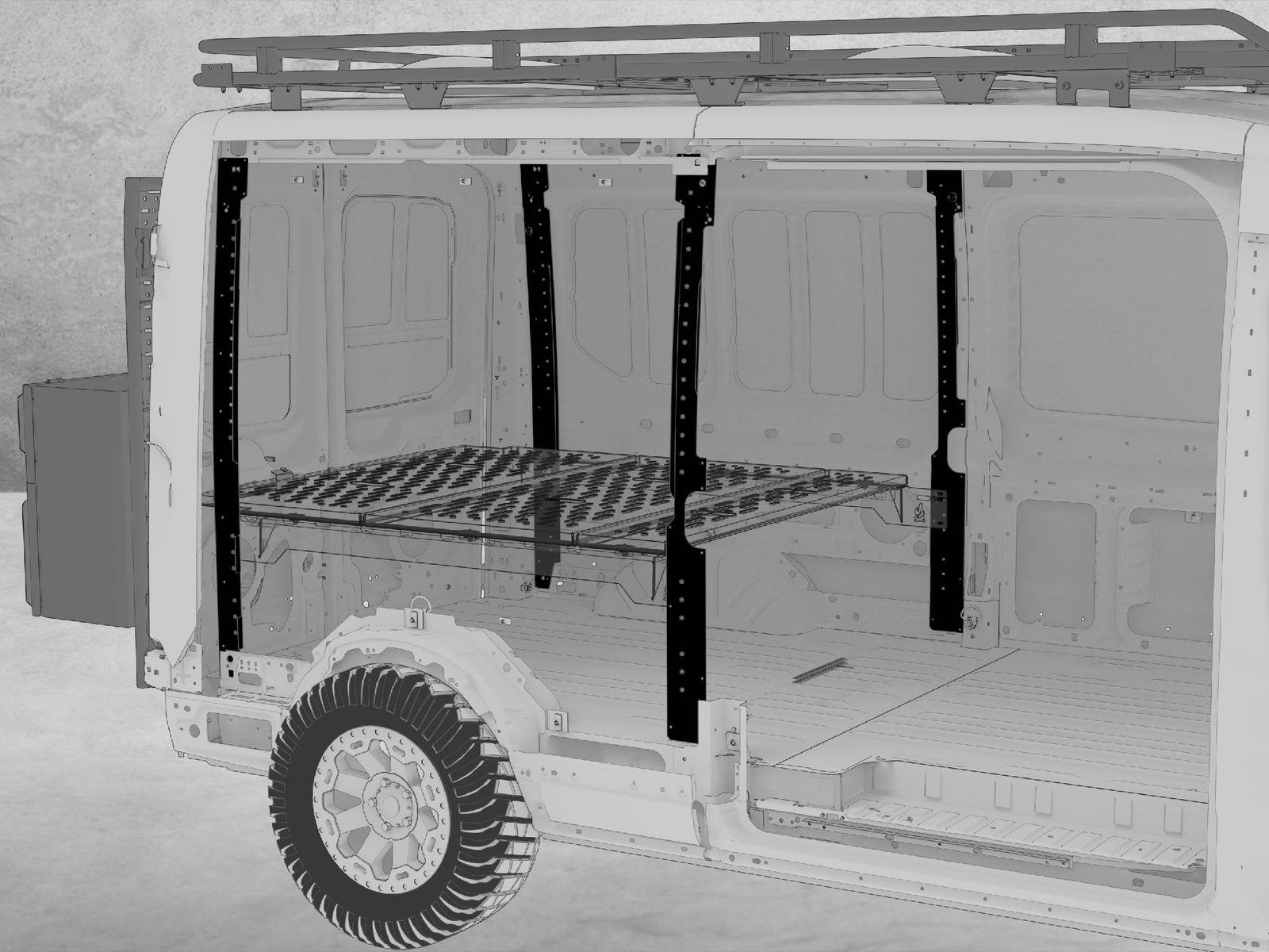 Transit Mid Roof Bed Bracket