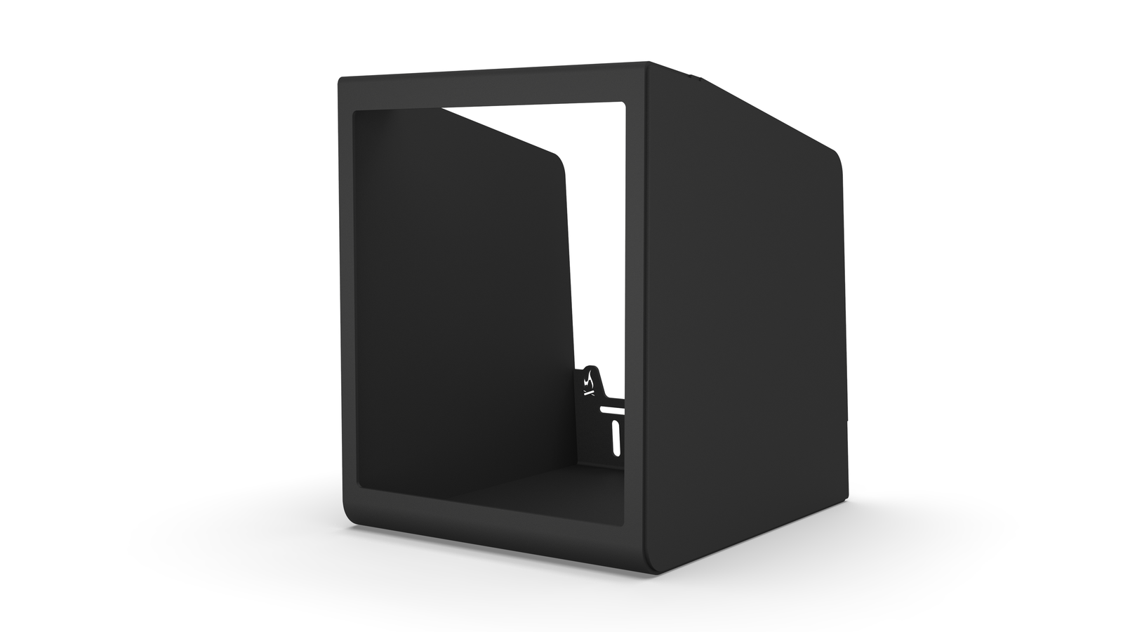 12" Open Shelf - Black